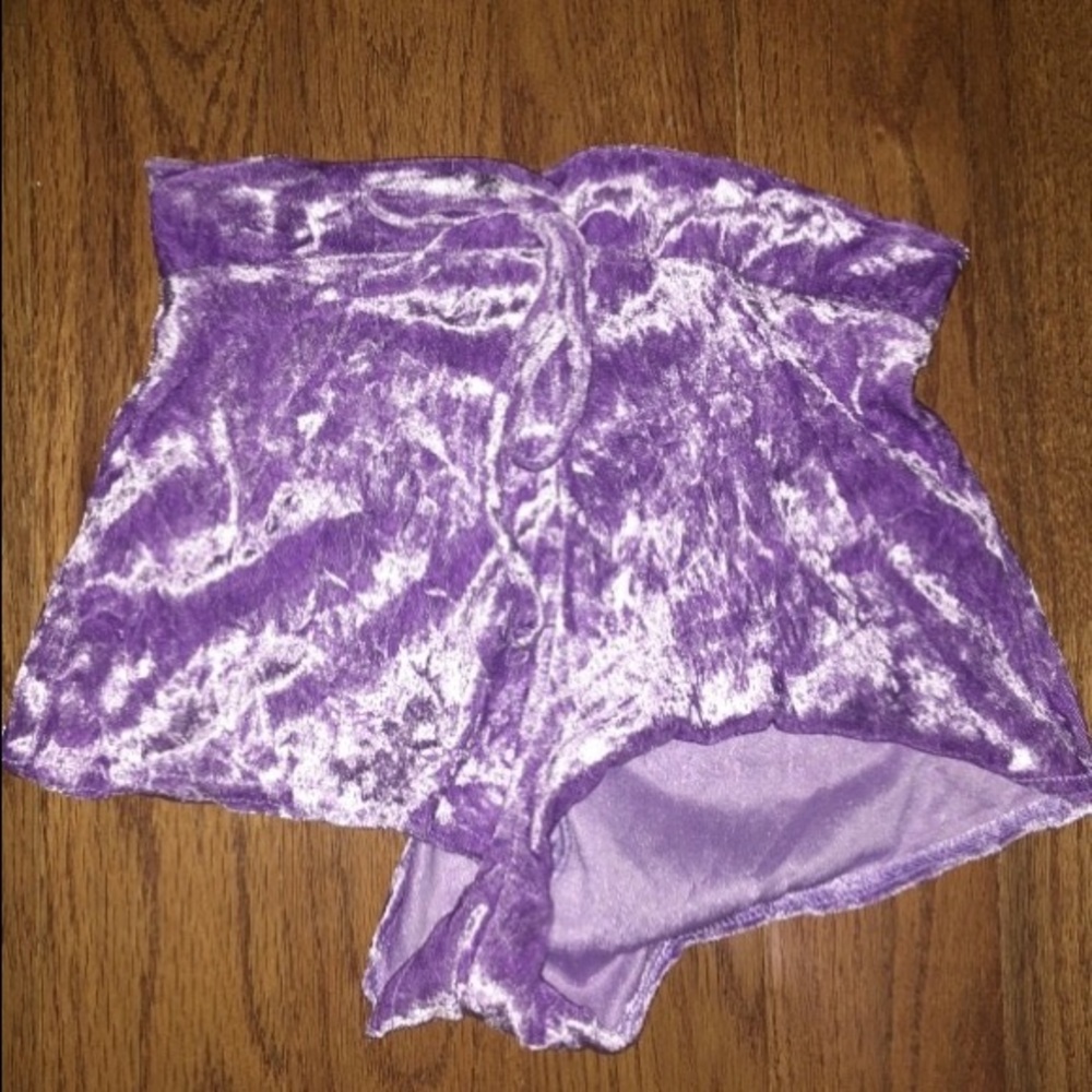 Pink Velvet Short High Waisted Lounge Shorts